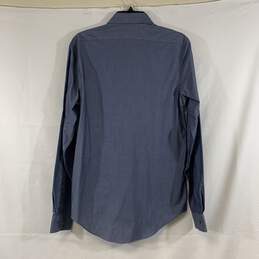Men's Blue Grey Calvin Klein Button-Up Shirt, Sz. M (15-34/35) alternative image