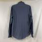 Men's Blue Grey Calvin Klein Button-Up Shirt, Sz. M (15-34/35) image number 2