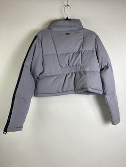 Gymshark Women Gray Lilac Cropped Puffer Jacket S NWT alternative image