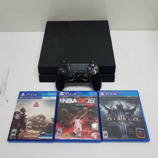 Sony PlayStation 4 PS4 500GB Console Bundle Controller & Games #1 image number 1