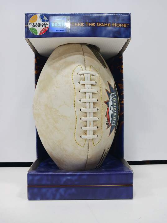 Fotoball Denver Broncos Super Bowl XXXIII Commemorative Football IOB image number 1