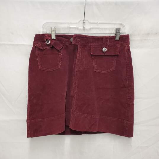 Patagonia WM's Stretch Burgundy Corduroy Skirt Size 4 image number 1