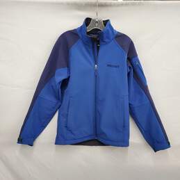 Marmot MN's Gravity Full Zip Windproof Softshell Blue & Black Jacket Size S/P