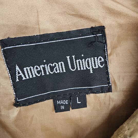 American Unique Leather Jacket image number 3