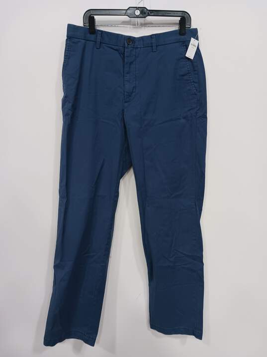 Men’s Banana Republic Lived-In Chino Straight Fit Pants Sz 34 NWT image number 1
