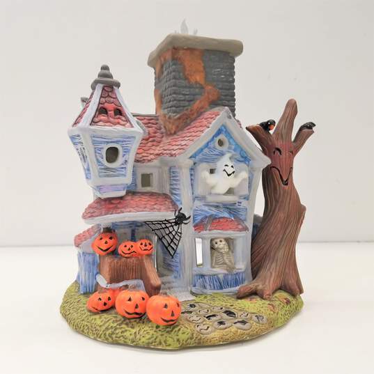 PartyLite Ghostly Tealight House Haunted Halloween P7862 image number 6