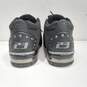 Nike Air Jordan Men's Black Leather Sneakers Size 10.5 image number 4
