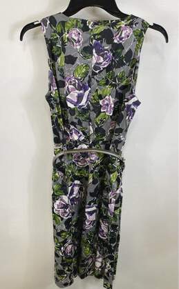 NWT Apt.9 Womens Multicolor Floral Sleeveless Back Zip Bodycon Dress Size 4 alternative image