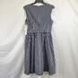 1901 Women Navy Check Dress Sz 8 NWT image number 2