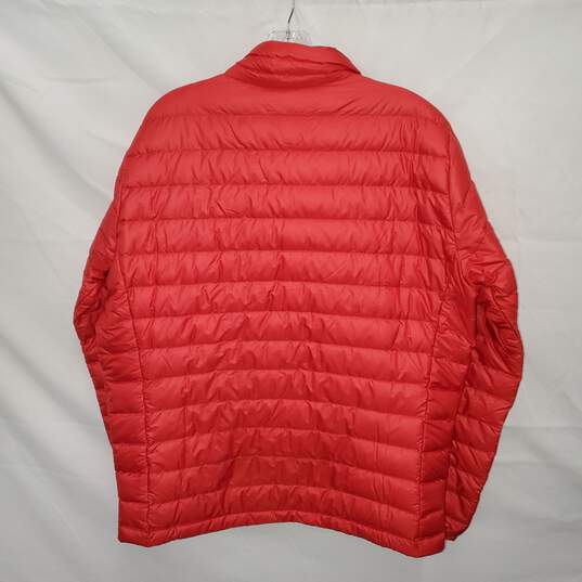 Patagonia Red Full Zip Puffer Jacket Men's Size L image number 2
