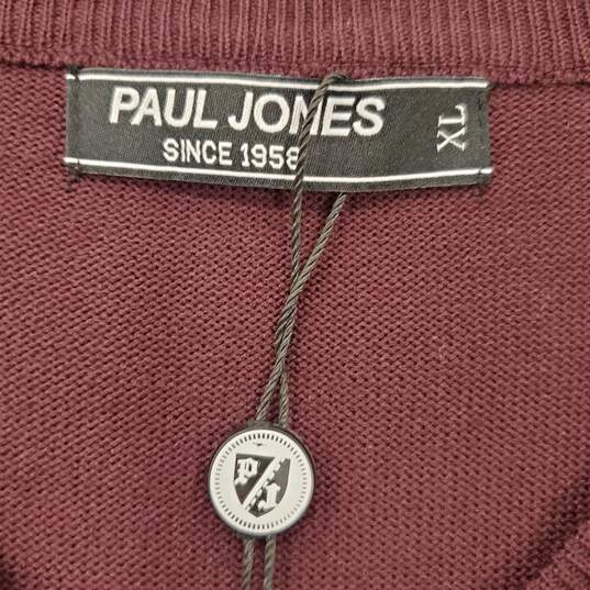 Paul Jones Men Multicolor Vest XL NWT image number 4