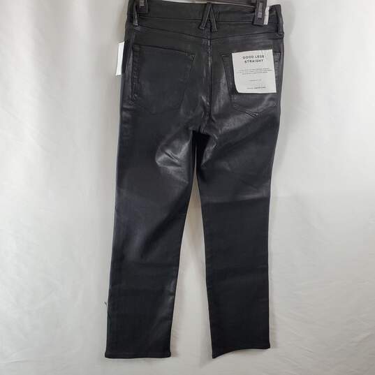 Good American Women Black Jeans Sz 8 NWT image number 5