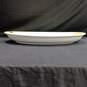 Large White w/ Yellow Flower Design Platter Made In Italy image number 2