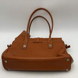 Michael Kors Womens Brown Leather Bottom Stud Double Handle Satchel Handbag alternative image