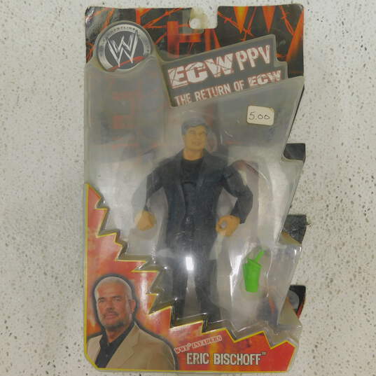 WWE Jakks Return of ECW Eric Bischoff Wrestling Action Figure image number 1