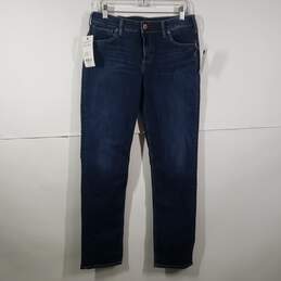 NWT Womens Slim Fit 5-Pocket Design Denim Straight Leg Jeans Size 32X31