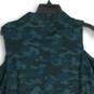 NWT Rock & Republic Womens Blue Camouflage Spread Collar Blouse Top Size Medium image number 4