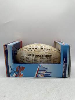 Wilson Beige Leather NFL Football Super Bowl Ball One Size W-0526937-H