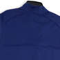 NWT Mens Blue Sleeveless Mock Neck Stretch 1/4 Zip Golf Vest Size XL image number 4