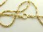 14K Gold Twisted Fancy Chain Necklace 3.2g image number 7