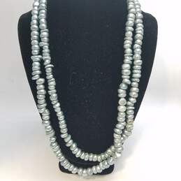 Beautiful FW Pearl Endless 35inch Necklace 66.9g