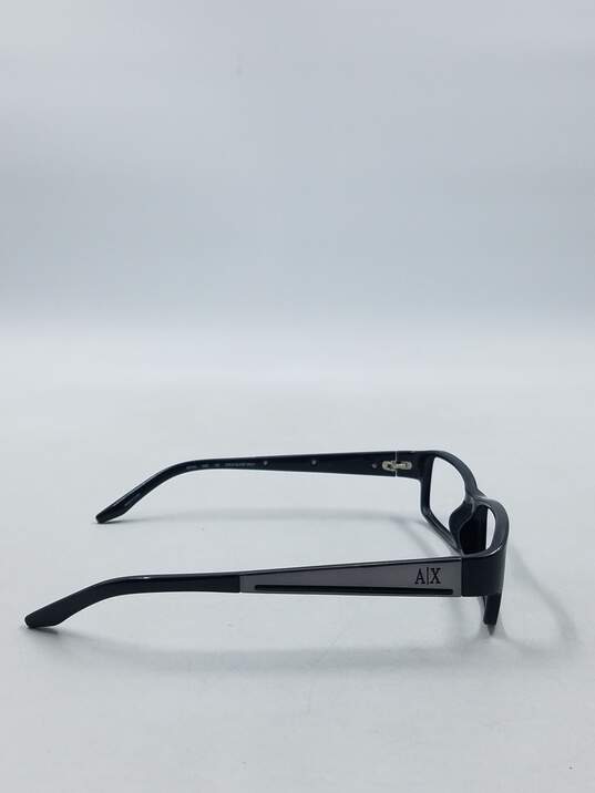 Armani Exchange Black Rectangle Eyeglasses image number 5