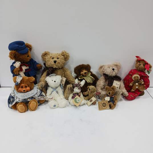 Bundle of  10 Bear Boyds Stuffed Animals image number 1