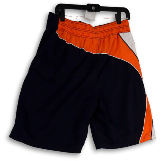NWT Mens Blue Orange Elastic Waist Chicago Bears Team Athletic Shorts Sz L image number 2