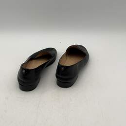 Frye Womens Black Leather Round Toe Flat Slip On Loafer Shoes Size 7 alternative image