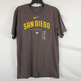 Nike Men's San Diego Baseball Brown T-Shirt SZ M