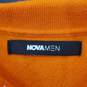 Fashion Nova Men Neon Orange Short Sleeve L NWT image number 3