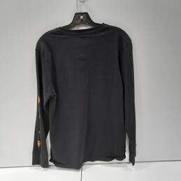 Timberland Men's Black/Orange Long Sleeve Shirt Size M alternative image