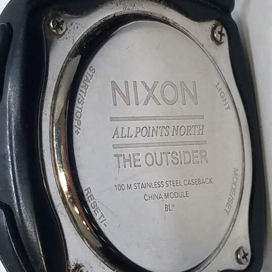 Nixon 49mm Stainless Steel W.R. 100M Chronograph Date Watch 75.0g image number 8