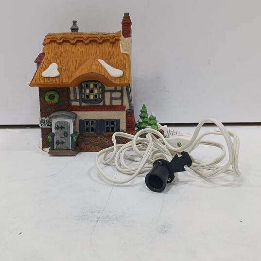 Set of 2 Department 56 "Betsy Trotwood's Cottage" & "Nephew Fred's Flat" IOB image number 6