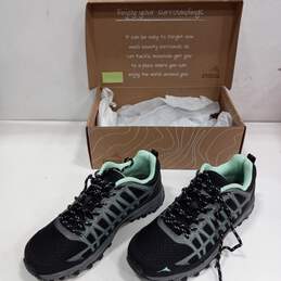Pacific Mountain Women's PM005520-004 Black/Mint Dasher Trail Shoes Size 7