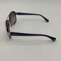 Womens HC 7003 9125/68 Purpule Lens Silver Full-Rim Aviator Sunglasses image number 3
