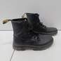 Dr. Martens Combs Black Leather Boots Men's Size 8 image number 4
