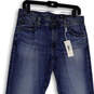 NWT Mens Blue Denim Medium Wash Pockets Skinny Leg Jeans Size 30X34 image number 3