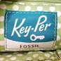 Fossil Nylon Quilted Shopper Tote Grass Green image number 7