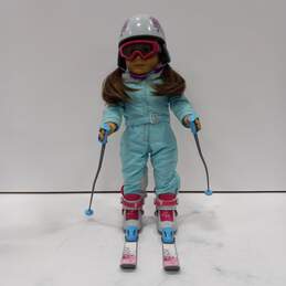 American Girl Doll In Skiing Outfit