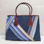AUTHENTICATED LONGCHAMP PRINTED CANVAS TOTE W/ DUSTBAG 15x12x6in image number 3