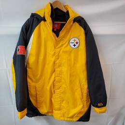 NFL Steelers Yellow Black Jacket in Men's Size XL