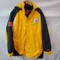 NFL Steelers Yellow Black Jacket in Men's Size XL image number 1