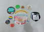 Vintage/Mod Lot Assorted Buttons Pins Novelty Quotes Pop Culture Various Sizes image number 4