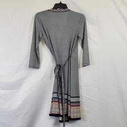Max Studio Women Geometric Print Wrap Dress S NWT alternative image
