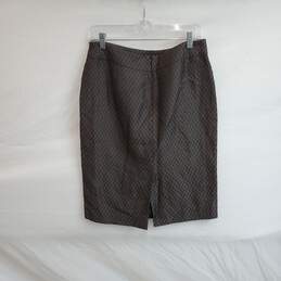 Armani Collezioni Brown Pencil Skirt WM Size 6 alternative image