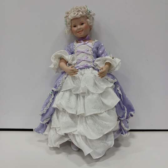 Vintage Rare Temple 1993 Danbury Mint as Porcelain Heidi Doll image number 1