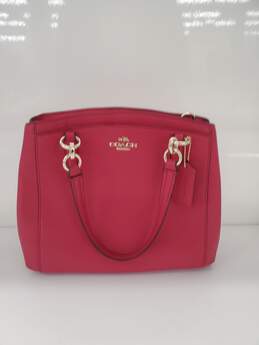 Women Red Leather Hand Bag/purse