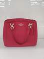 Women Red Leather Hand Bag/purse image number 1