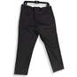 NWT Mens Gray Flat Front Slash Pocket Straight Leg Dress Pants Size W32 L30 image number 2